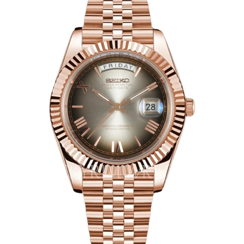 Mod Day-Date Rose Gold Mocha