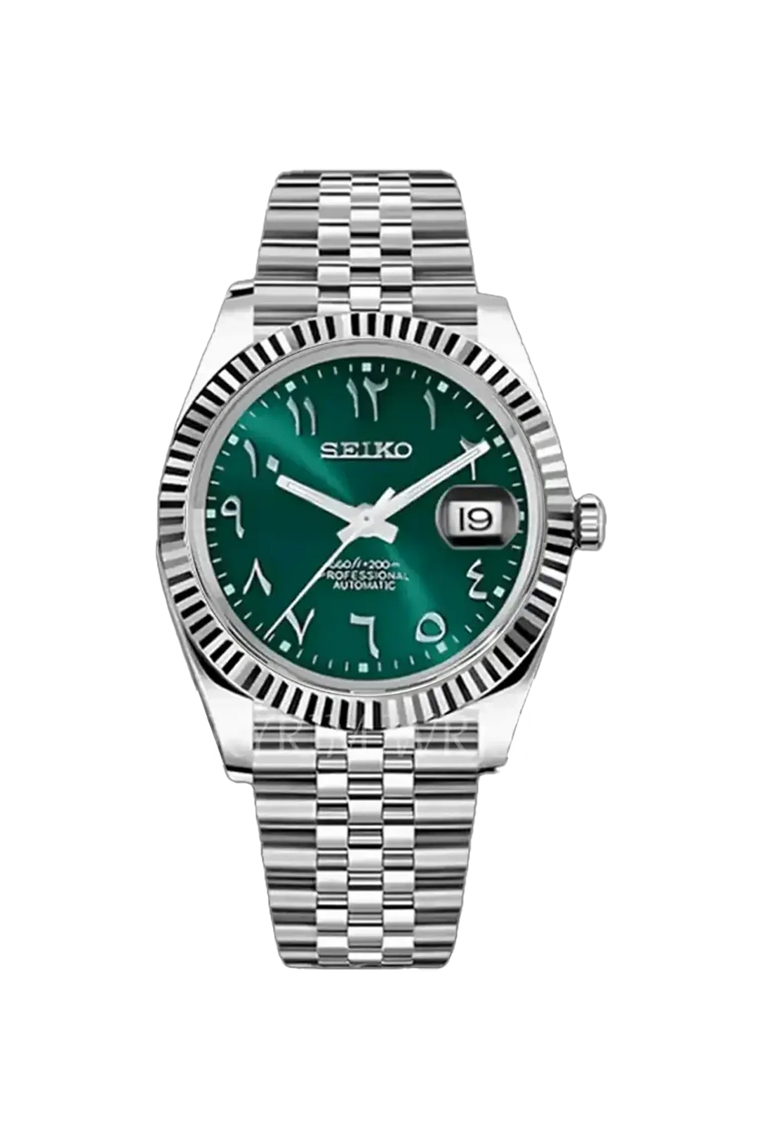 Mod Datejust Arabic Green