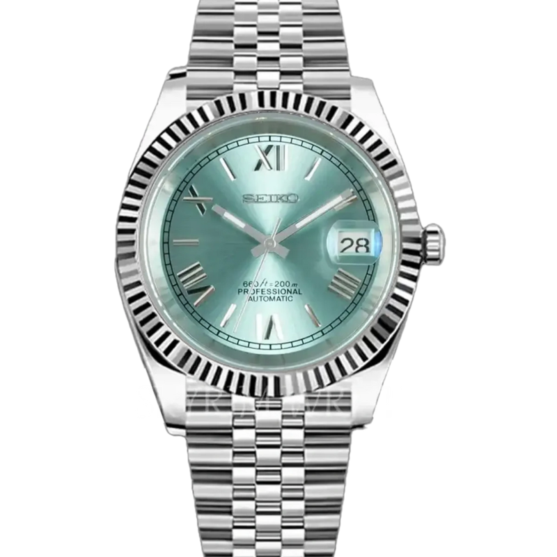 Mod Datejust Roman Sky Blue
