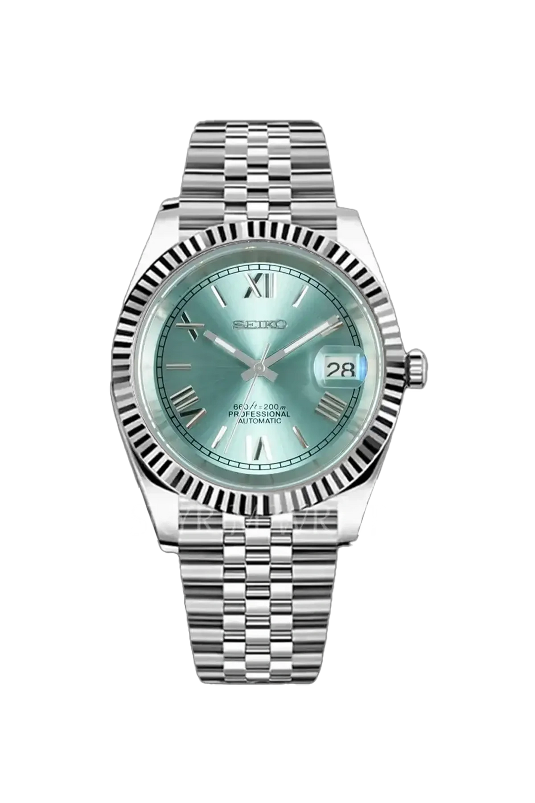 Mod Datejust Roman Sky Blue
