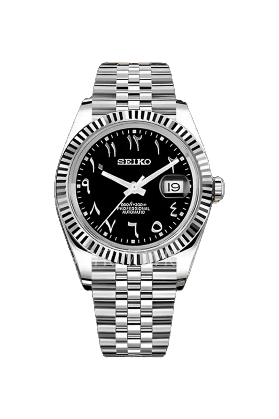 Mod Datejust Arabic Black