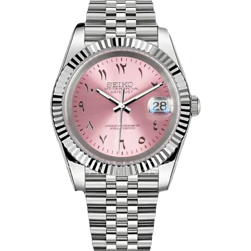 Mod Datejust Arabic Pink