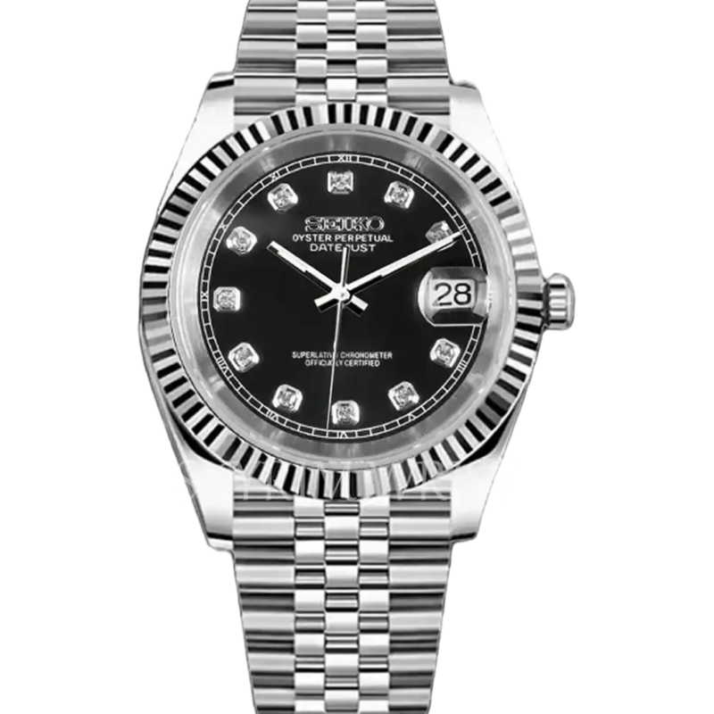 Mod Datejust Black Diamond