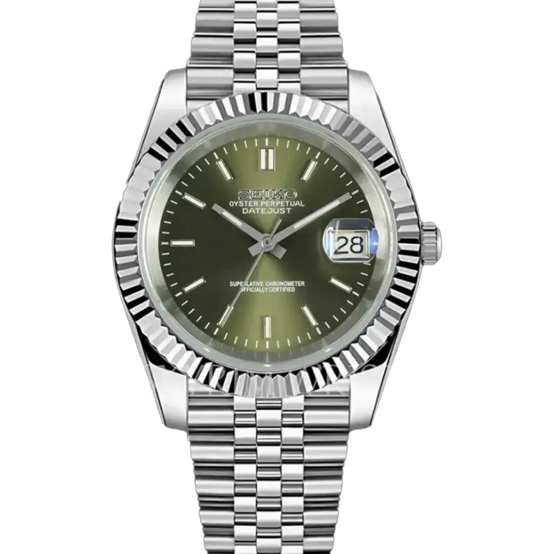 Mod Datejust Green