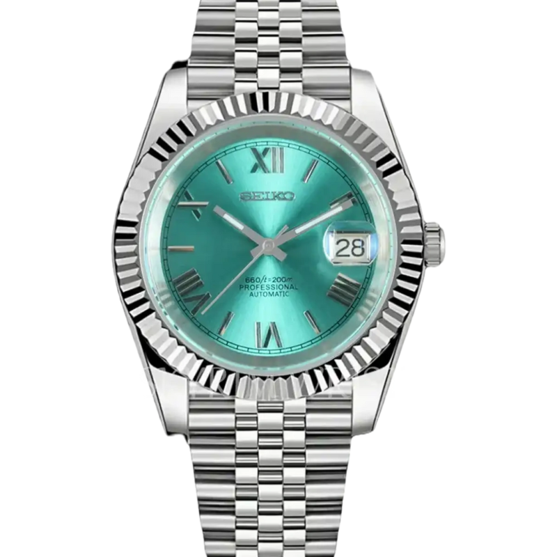 Mod Datejust Roman Tiffany Blue