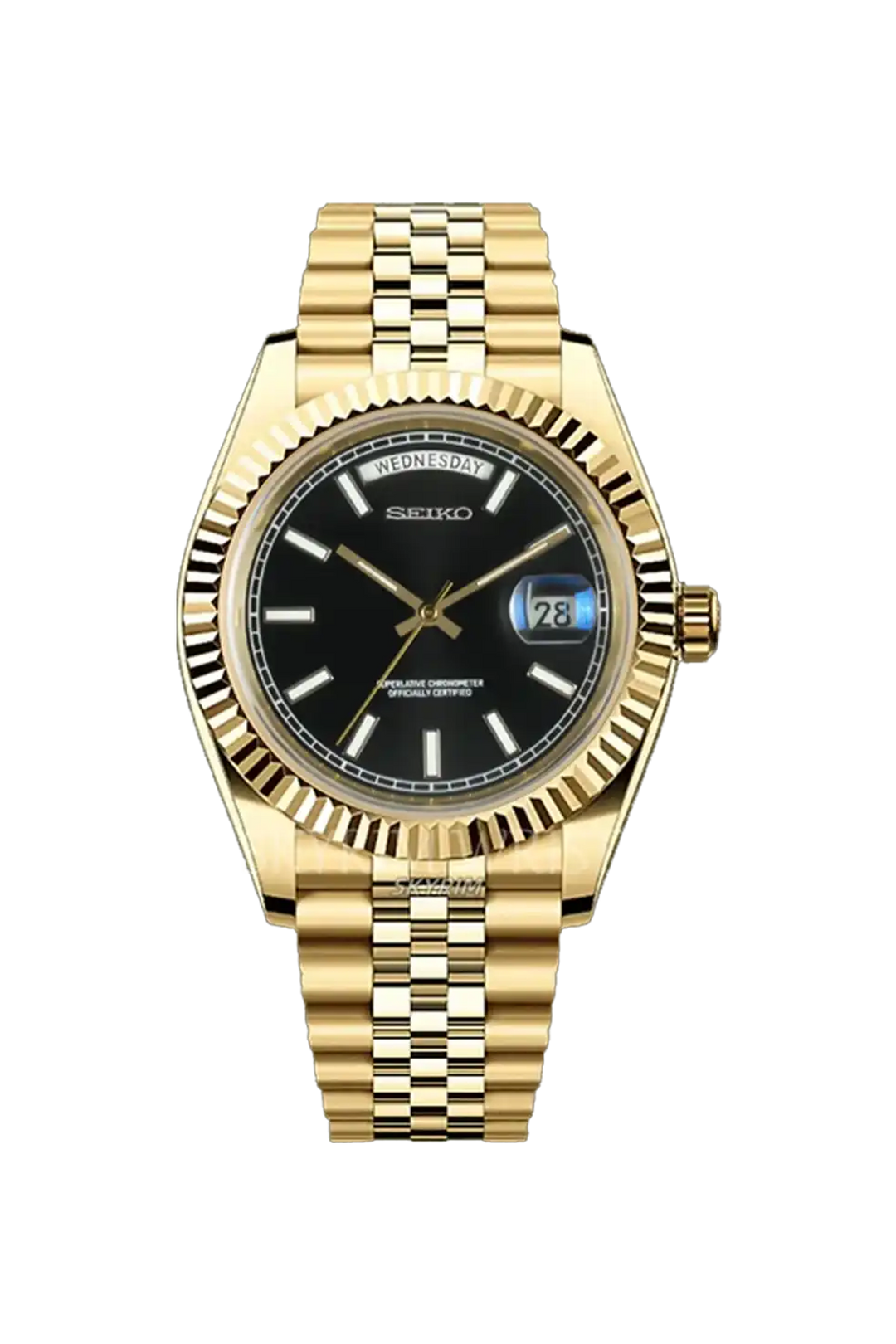 Mod Day-Date Gold Black