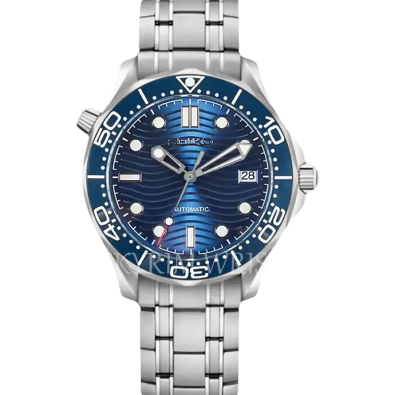 Mod Seamaster Silver Blue