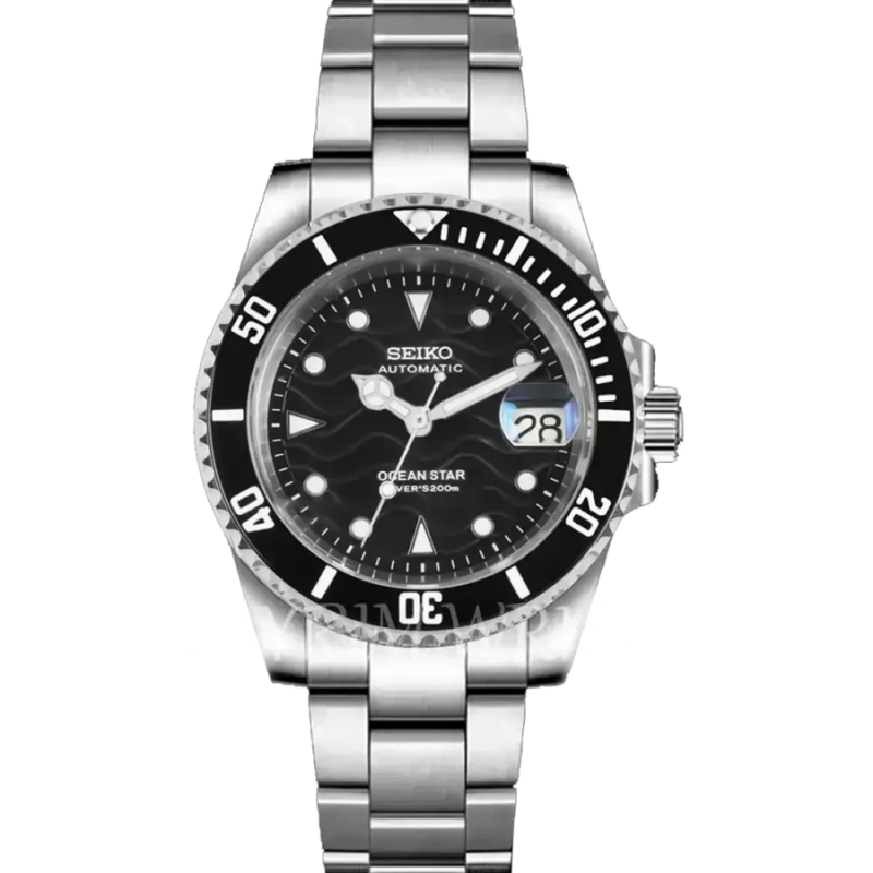 Mod Submariner Black Wave
