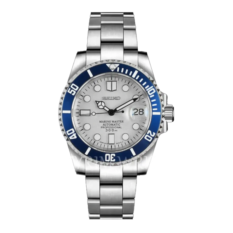Mod Submariner Blue White